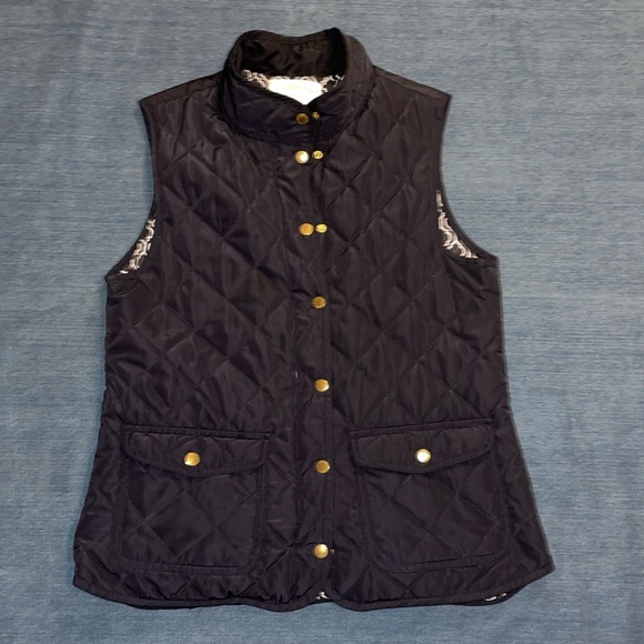 Navy quilted vest,M - Picture 1 of 3